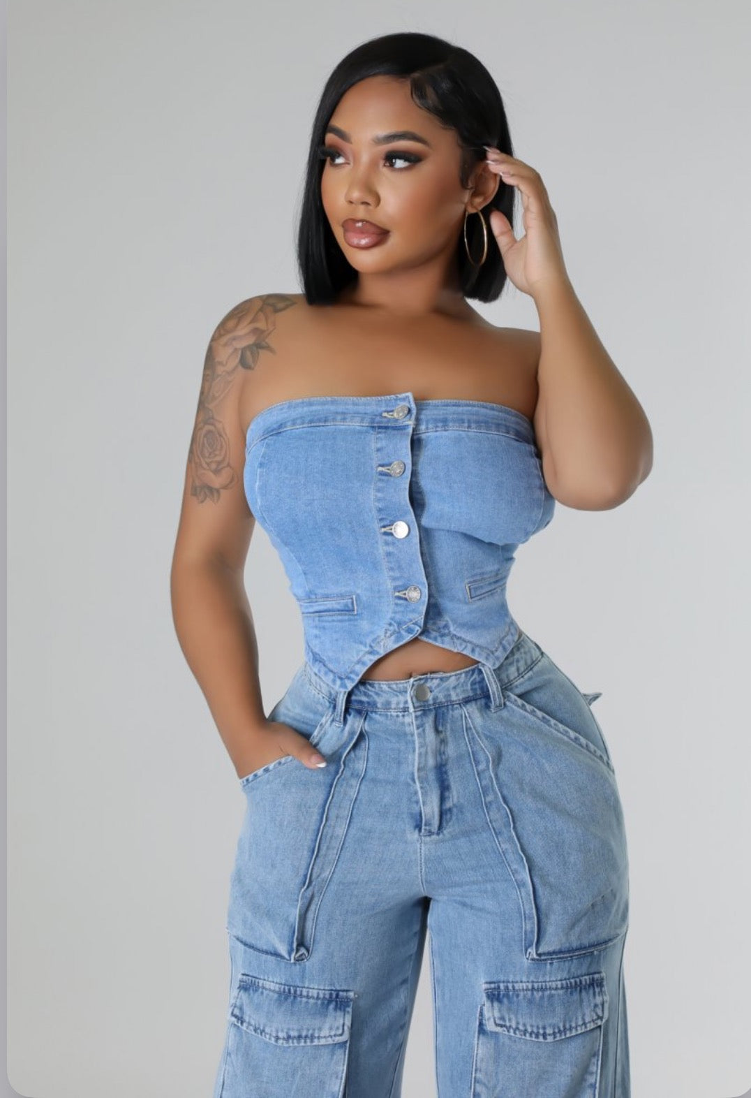 Indigo Influence Top