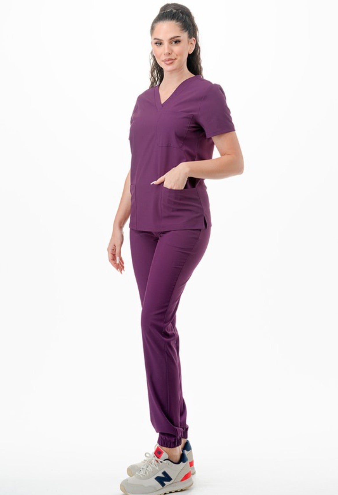 Purple Scrubs Set
