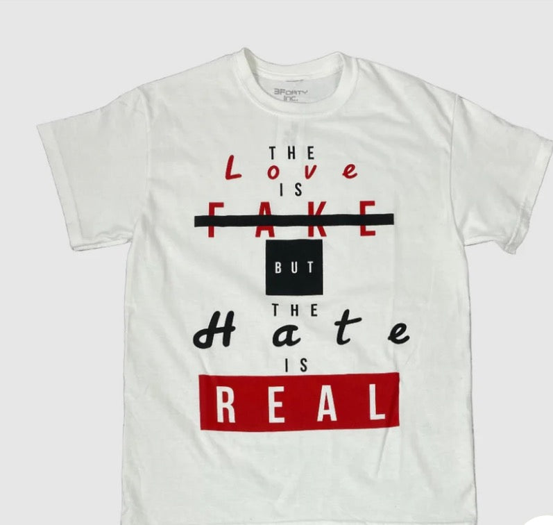 The Hate Is Real Tee Shirt