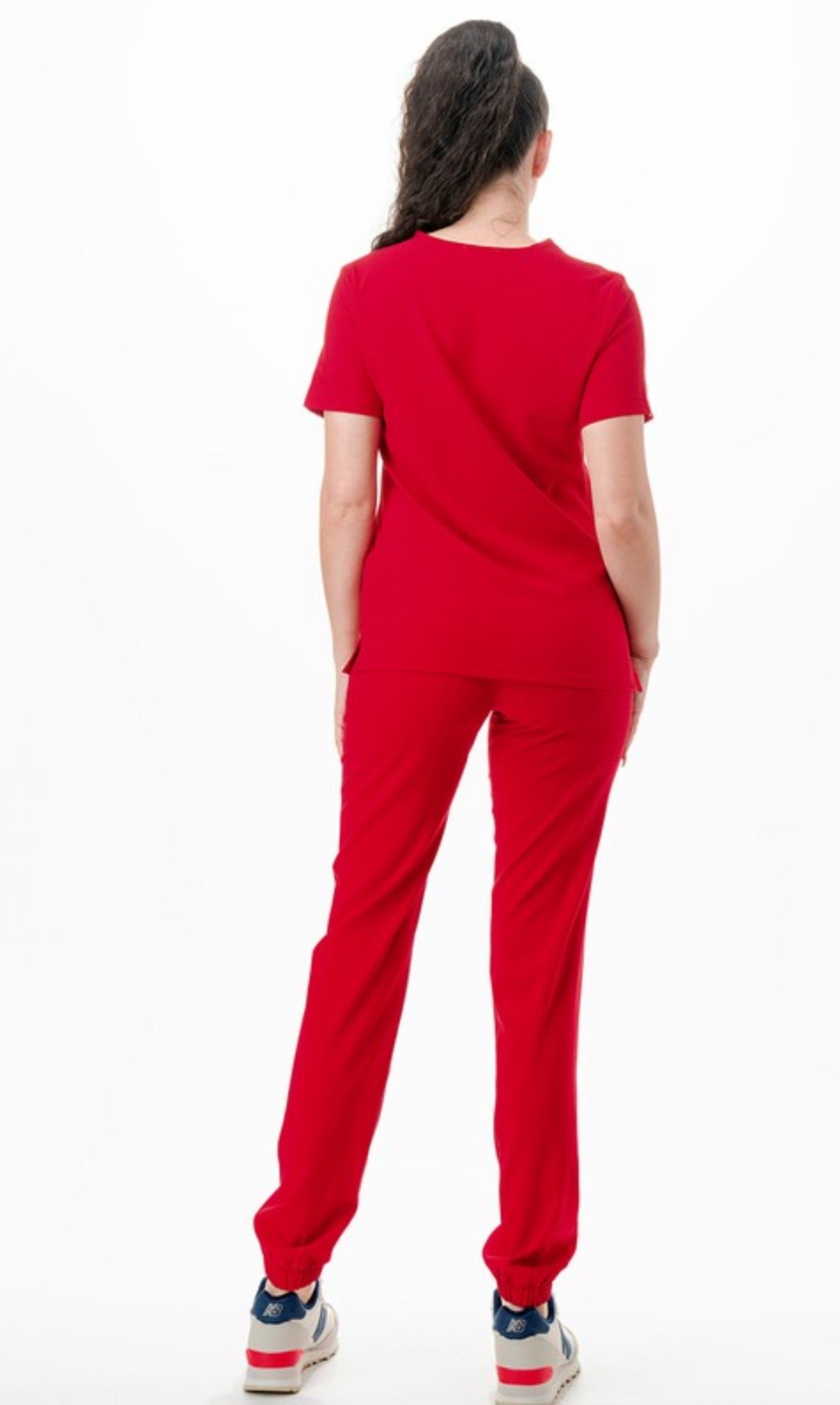 Red Scrubs Set