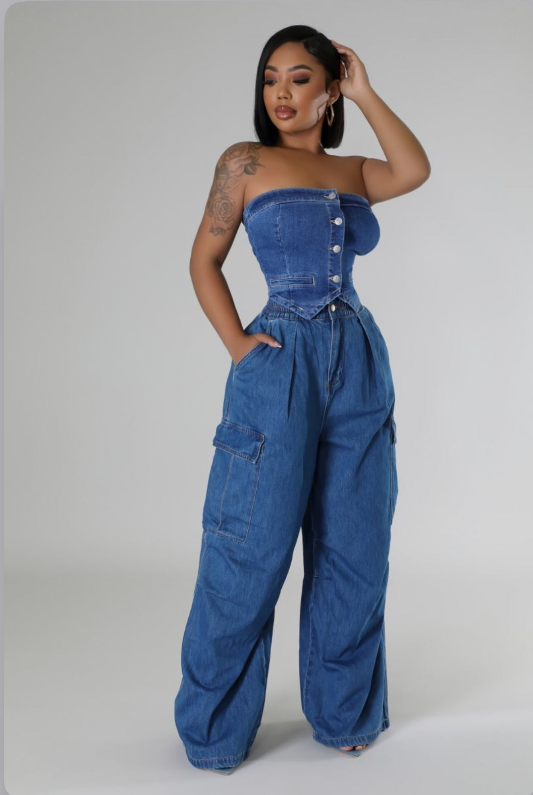 Indigo Influence Top