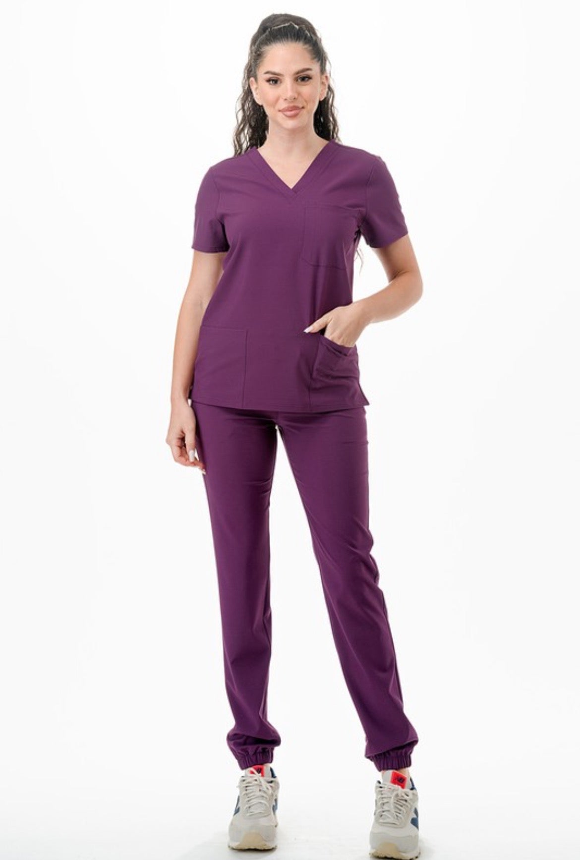 Purple Scrubs Set